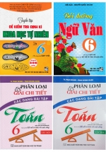 Combo Giúp Em Học Giỏi Toán – Làm Văn Hay Và Học Tốt Khoa Học Tự Nhiên Lớp 6 (Bám Sát SGK Kết Nối Tri Thức Với Cuộc Sống) (Bộ 4 Cuốn)