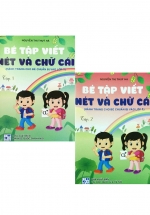 Combo Hành Trang Cho Bé Chuẩn Bị Vào Lớp 1 – Bé Tập Viết Nét Và Chữ Cái (Bộ 2 Cuốn)