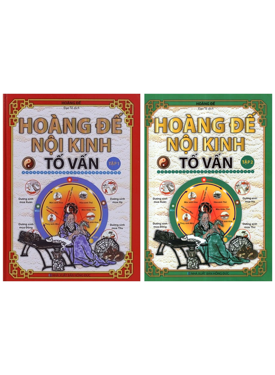 Combo Hoàng Đế Nội Kinh Tố Vấn (Bộ 2 Cuốn)