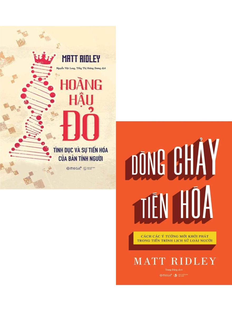 Combo Hoàng Hậu Đỏ + Dòng Chảy Tiến Hóa (Bộ 2 Cuốn)