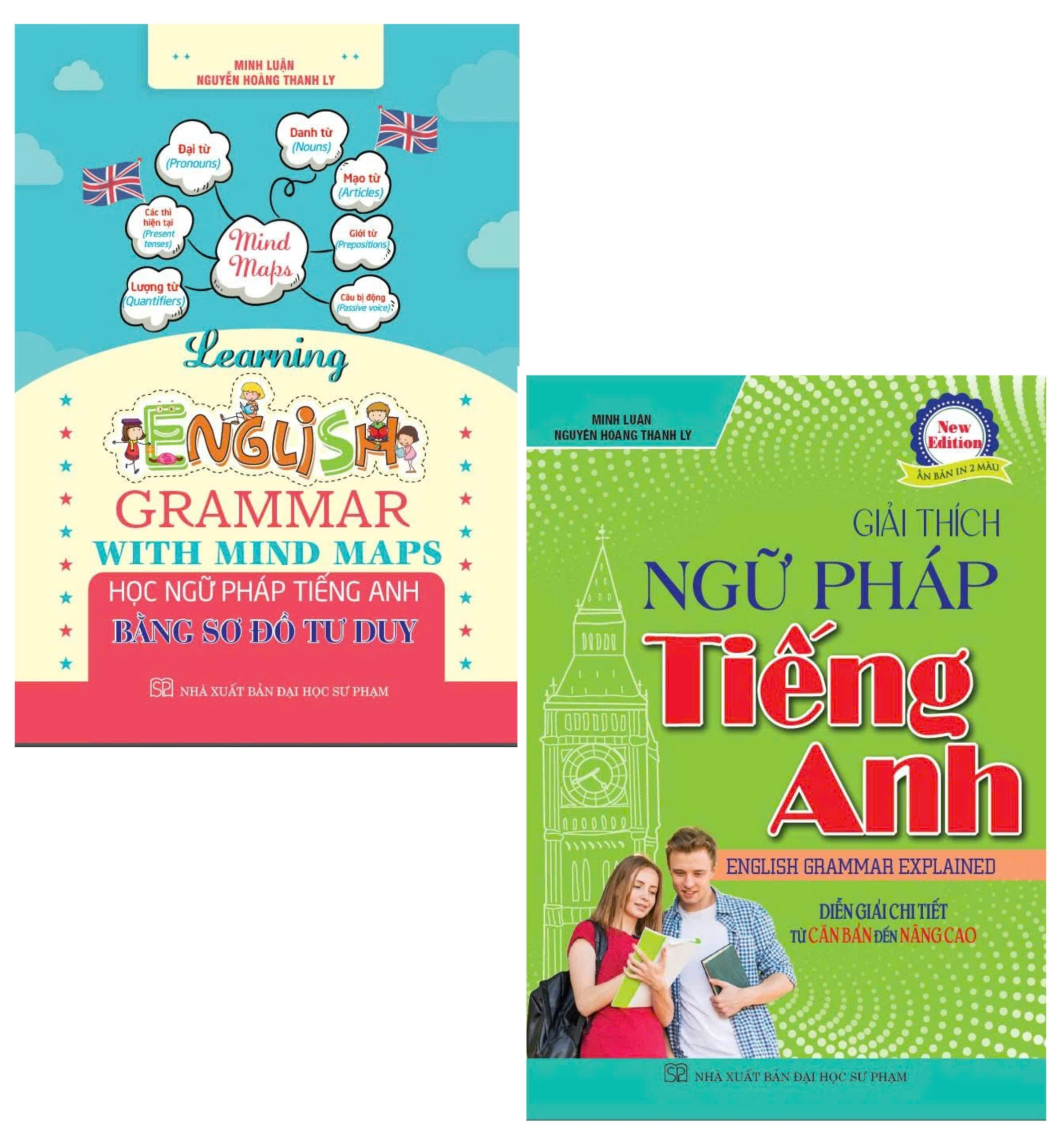 Combo Học Ngữ Pháp Tiếng Anh Bằng Sơ Đồ Tư Duy + Giải Thích Ngữ Pháp Tiếng Anh – Diễn Giải Từ Căn Bản Đến Nâng Cao ( Bộ 2 Cuốn )