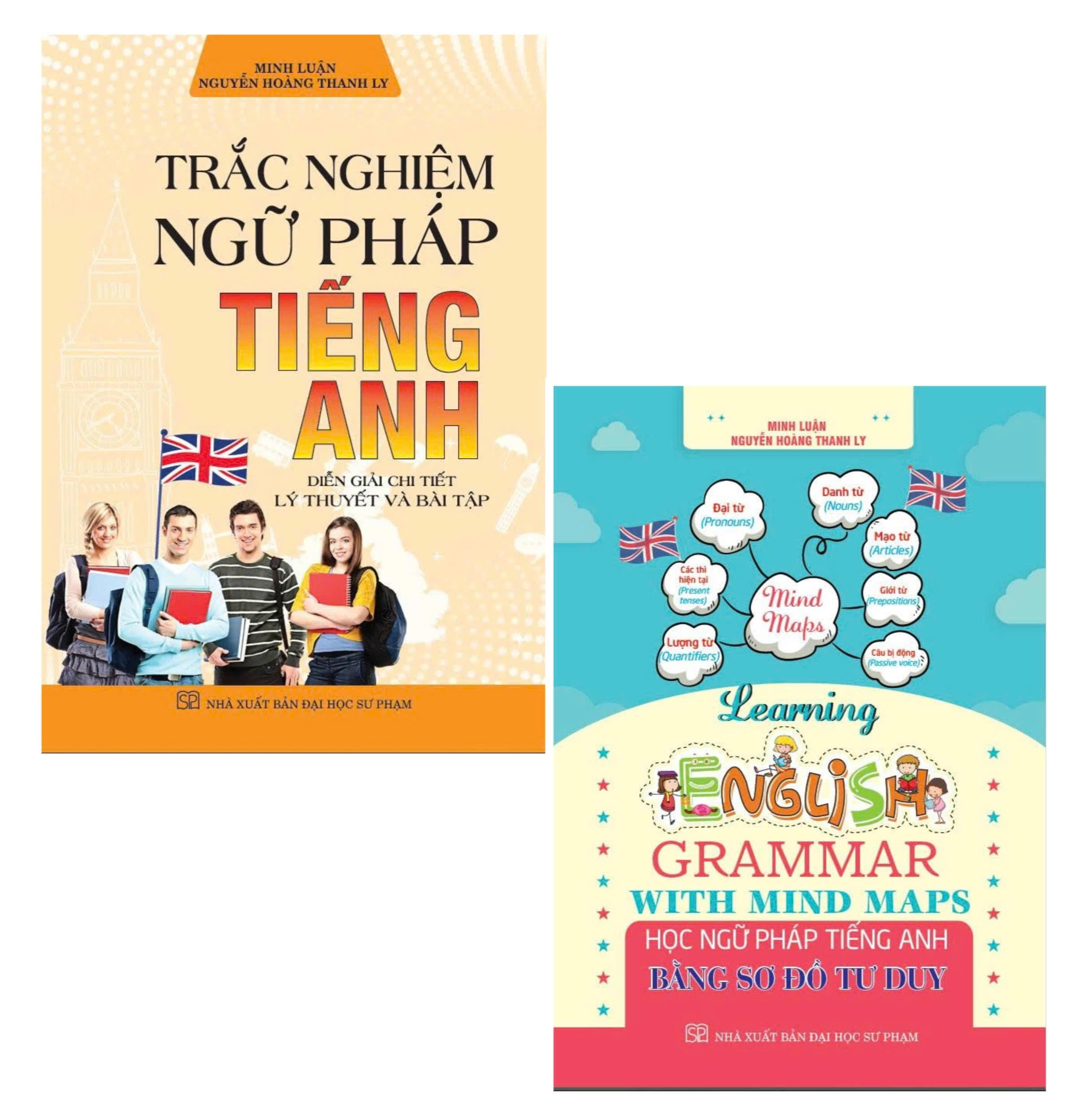 Combo Học Ngữ Pháp Tiếng Anh Bằng Sơ Đồ Tư Duy + Trắc Nghiệm Ngữ Pháp Tiếng Anh Diễn Giải Chi Tiết – Lý Thuyết Và Bài Tập ( Bộ 2 Cuốn )