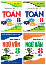 Combo Hướng Dẫn Học Tốt Toán 8 + Hướng Dẫn Học Tốt Ngữ Văn 8 (Bám Sát SGK Cánh Diều) (Bộ 4 Cuốn)