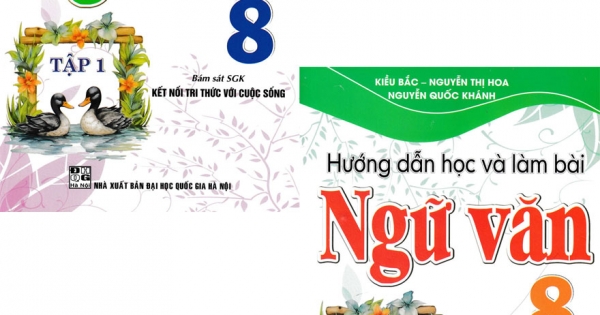 Combo Hướng Dẫn Học Và Làm Bài Ngữ Văn 8 – Tập 1 + 2 (Bám Sát SGK Kết Nối Tri Thức Với Cuộc Sống) (Bộ 2 Cuốn)