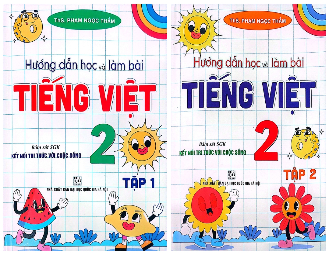 PLT – Combo Hướng Dẫn Học Và Làm Bài Tiếng Việt 2 – Tập 1 + Tập 2 (Bám Sát SGK Kết Nối Tri Thức Với Cuộc Sống)