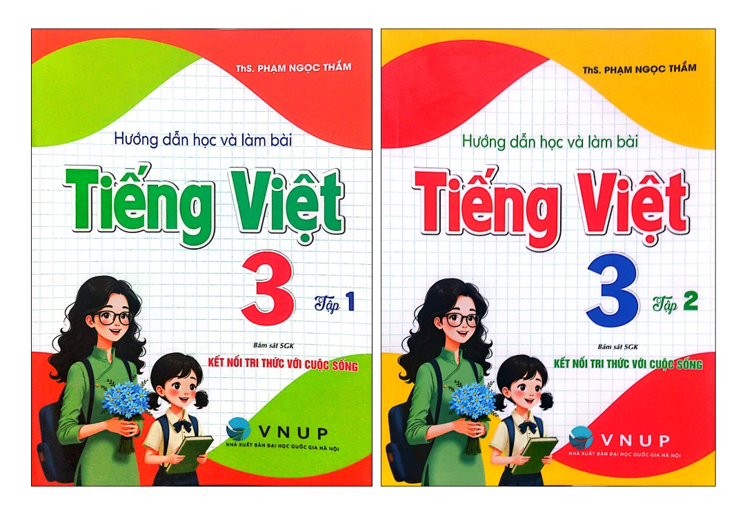 Combo Hướng Dẫn Học Và Làm Bài Tiếng Việt 3 – Tập 1 + 2 (Bám Sát SGK Kết Nối Tri Thức Với Cuộc Sống)
