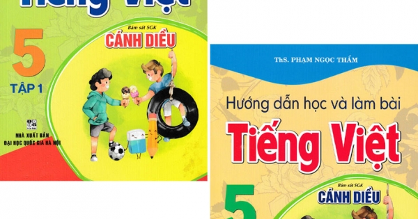 Combo Hướng Dẫn Học Và Làm Bài Tiếng Việt 5 – Tập 1 + Tập 2 (Bám Sát SGK Cánh Diều) (Bộ 2 Cuốn)