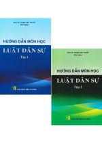 Combo Hướng Dẫn Môn Học Luật Dân Sự – Tập 1 + Tập 2 (Bộ 2 Cuốn) (DH)