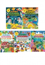 Combo Jumbo Stickers For Little Hands 1 –  75 Stickers! (ND) (Bộ 5 Cuốn)