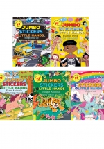 Combo Jumbo Stickers For Little Hands 2 –  75 Stickers! (ND) (Bộ 5 Cuốn)