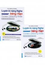 Combo Luyện Kĩ Năng Nghe Tiếng Hàn (Dành Cho Người Mới Bắt Đầu + Dành Cho Trình Độ Trung Cấp) (Bộ 2 Cuốn)