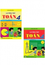 Combo Luyện Tập Toán 4 Quyển 1+ 2 – Trình Bày Trên Giấy Ô Li (Bộ Sách Chân Trời Sáng Tạo)