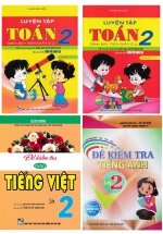 Combo Luyện Tập Toán – Đề Kiểm Tra Tiếng Việt – Tiếng Anh Lớp 2 (Bám Sát SGK Chân Trời Sáng Tạo) (Bộ 4 Cuốn)