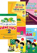 Combo Luyện Tập Toán – Vở Ôn Tập Cuối Tuần Tiếng Việt – Tiếng Anh Lớp 2 (Bám Sát SGK Kết Nối Tri Thức Với Cuộc Sống) (Bộ 5 Cuốn)