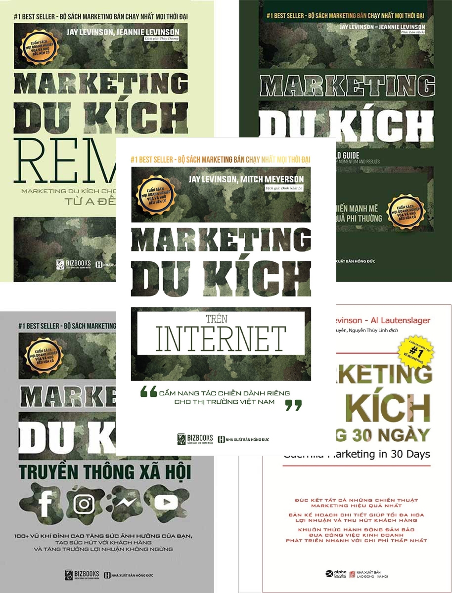 Combo Marketing Du Kích (Bộ 5 Cuốn)