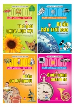 Combo Mười Vạn Câu Hỏi Vì Sao – Bí Ẩn Bầu Trời Sao + Cuộc Sống Quanh Ta + Thế Giới Động Vật, Thực Vật + Bí Ẩn Cơ Thể Người (Bộ 4 Cuốn)