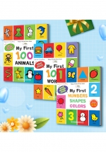 Combo My First 100 Words + 100 Animals + Numbers – Shapes – Colors (Bộ 3 Cuốn)