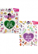 Combo My Little Pony – Bộ Sưu Tập Đề Can Lấp Lánh – Quyển 1+2