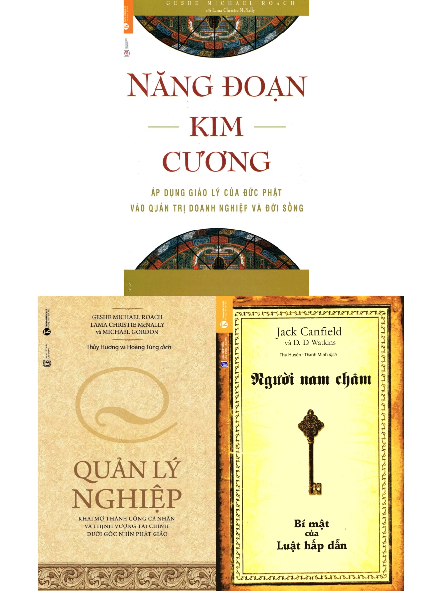 Combo Năng Đoạn Kim Cương + Quản Lý Nghiệp + Người Nam Châm (Bộ 3 Cuốn)