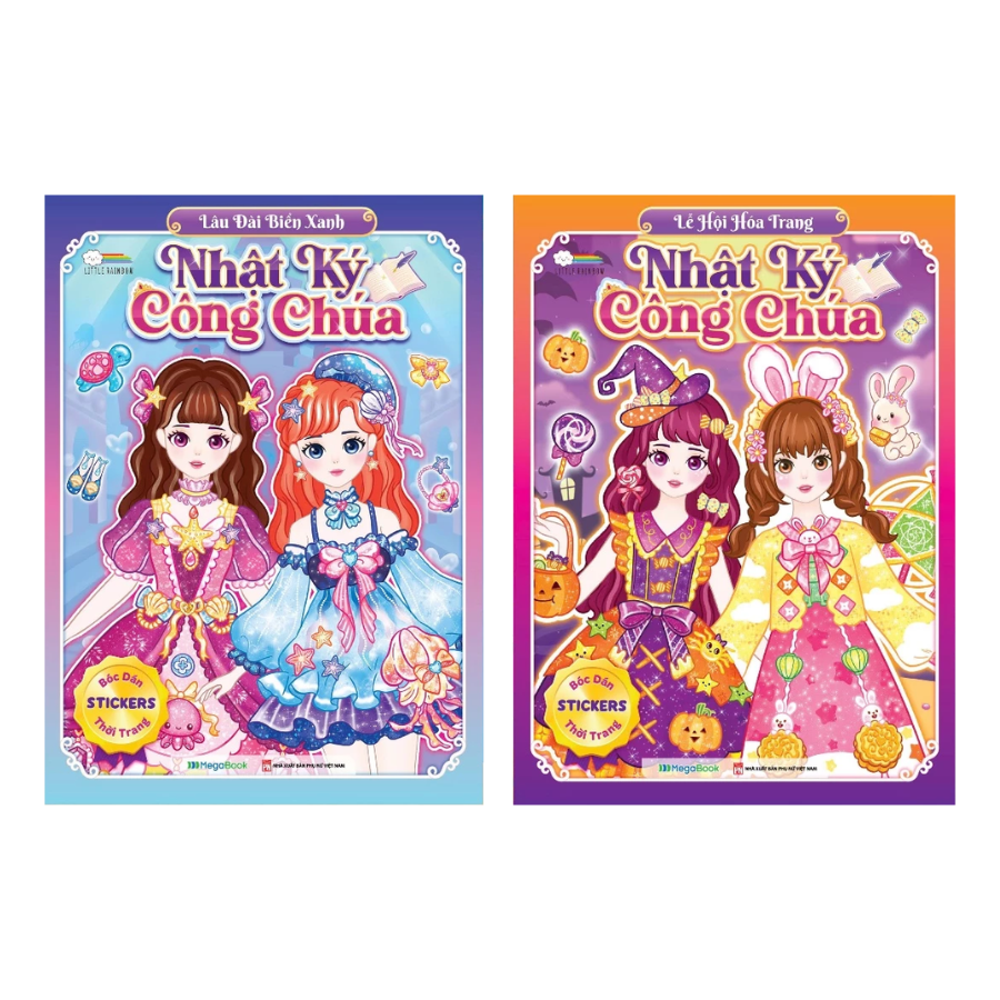 Combo Nhật Ký Công Chúa – Lâu Đài Biển Xanh + Lễ Hội Hoá Trang (Bộ 2 Cuốn)