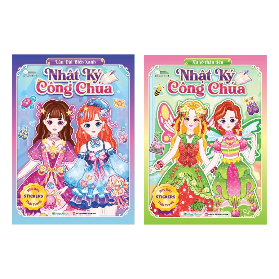 Combo Nhật Ký Công Chúa – Lâu Đài Biển Xanh + Xứ Sở Thần Tiên (Bộ 2 Cuốn)