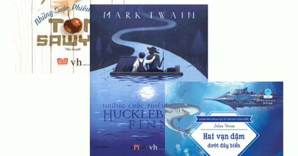 Combo Những Cuộc Phiêu Lưu Của Tom Sawyer – Những Cuộc Phiêu Lưu Của Huckleberry Finn- Hai Vạn Dặm Dưới Đáy Biển