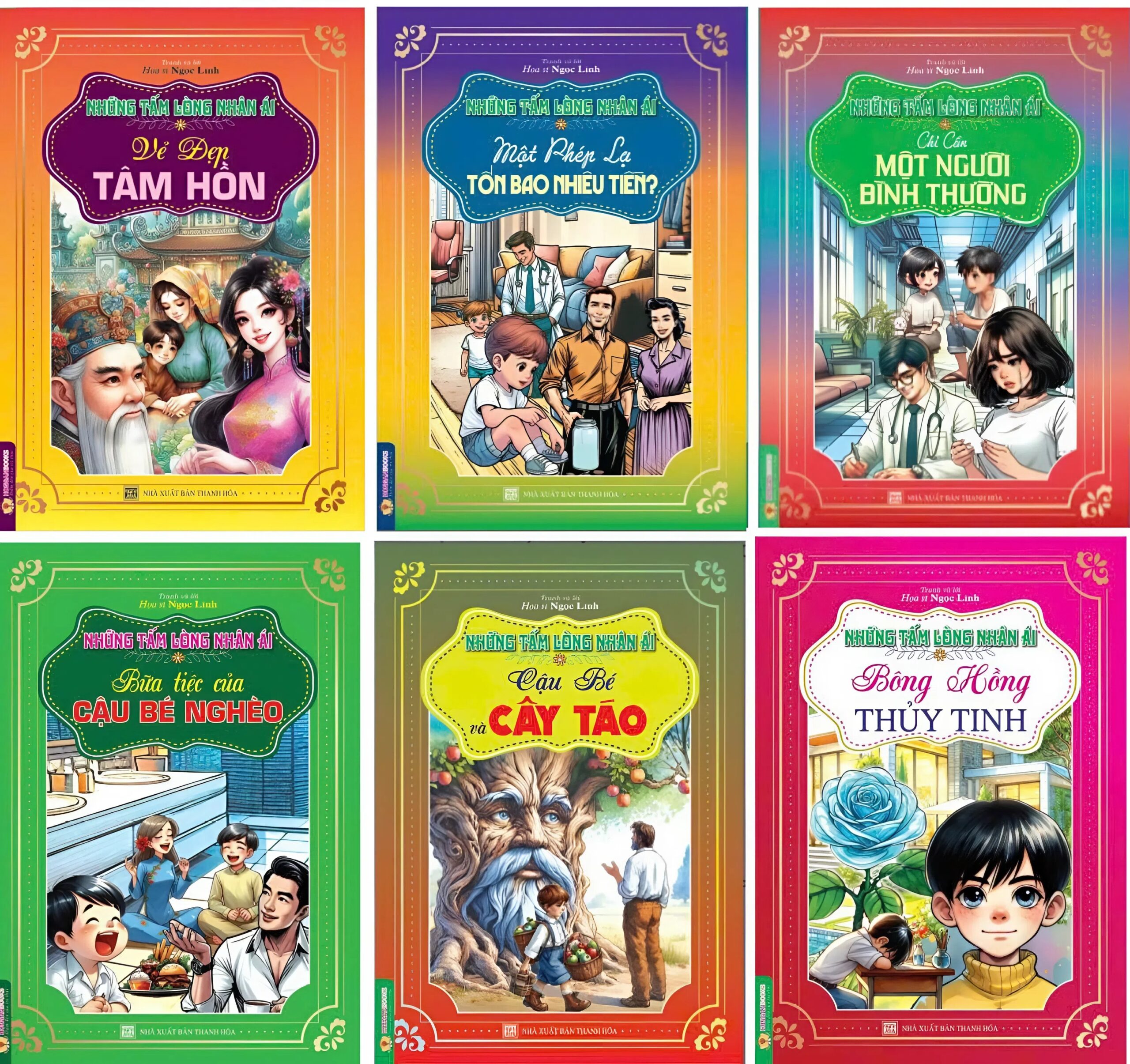 Combo Những Tấm Lòng Nhân Ái Bộ 4( Bộ 6 Cuốn)