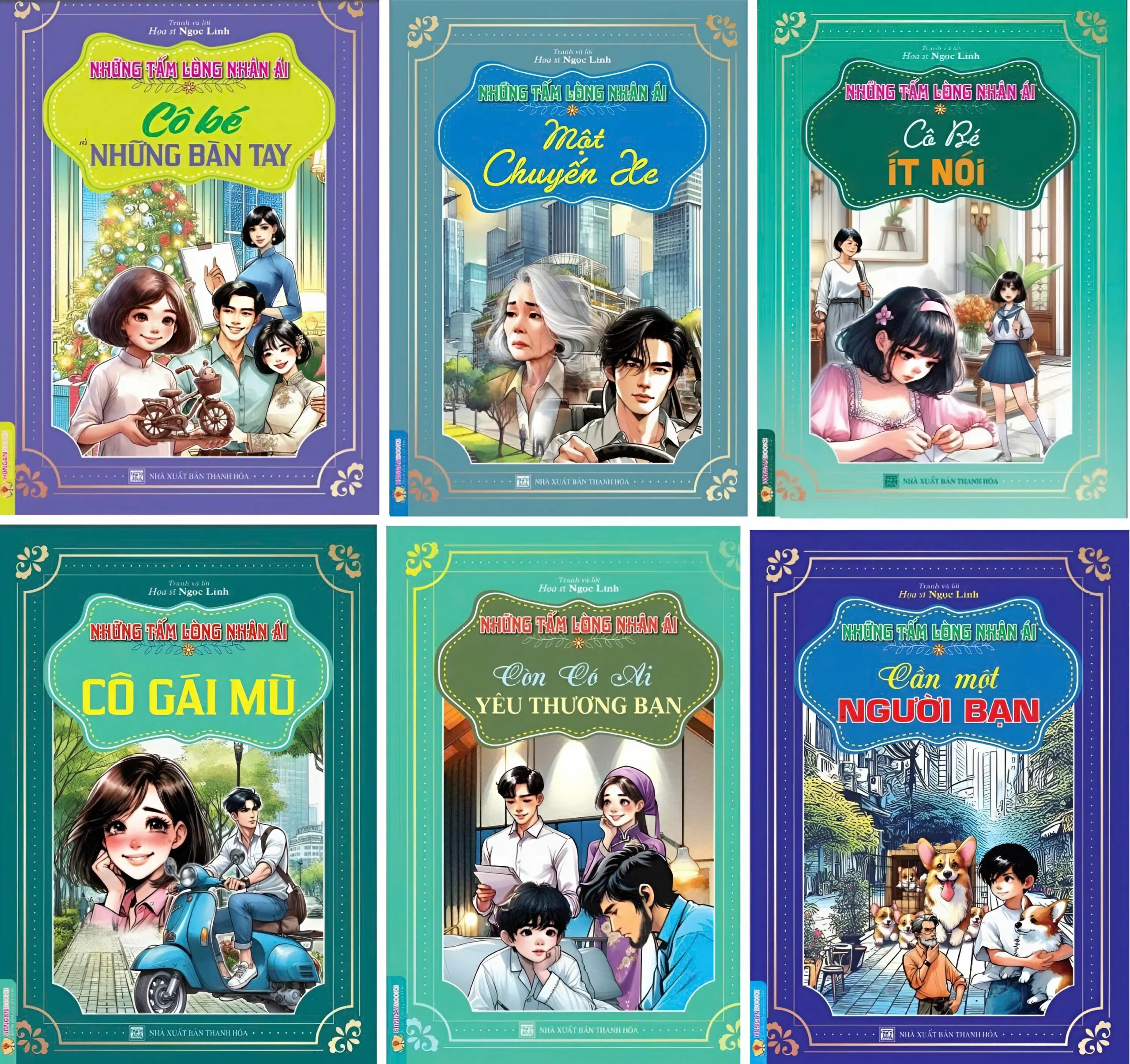 Combo Những Tấm Lòng Nhân Ái Bộ 2( Bộ 6 Cuốn)