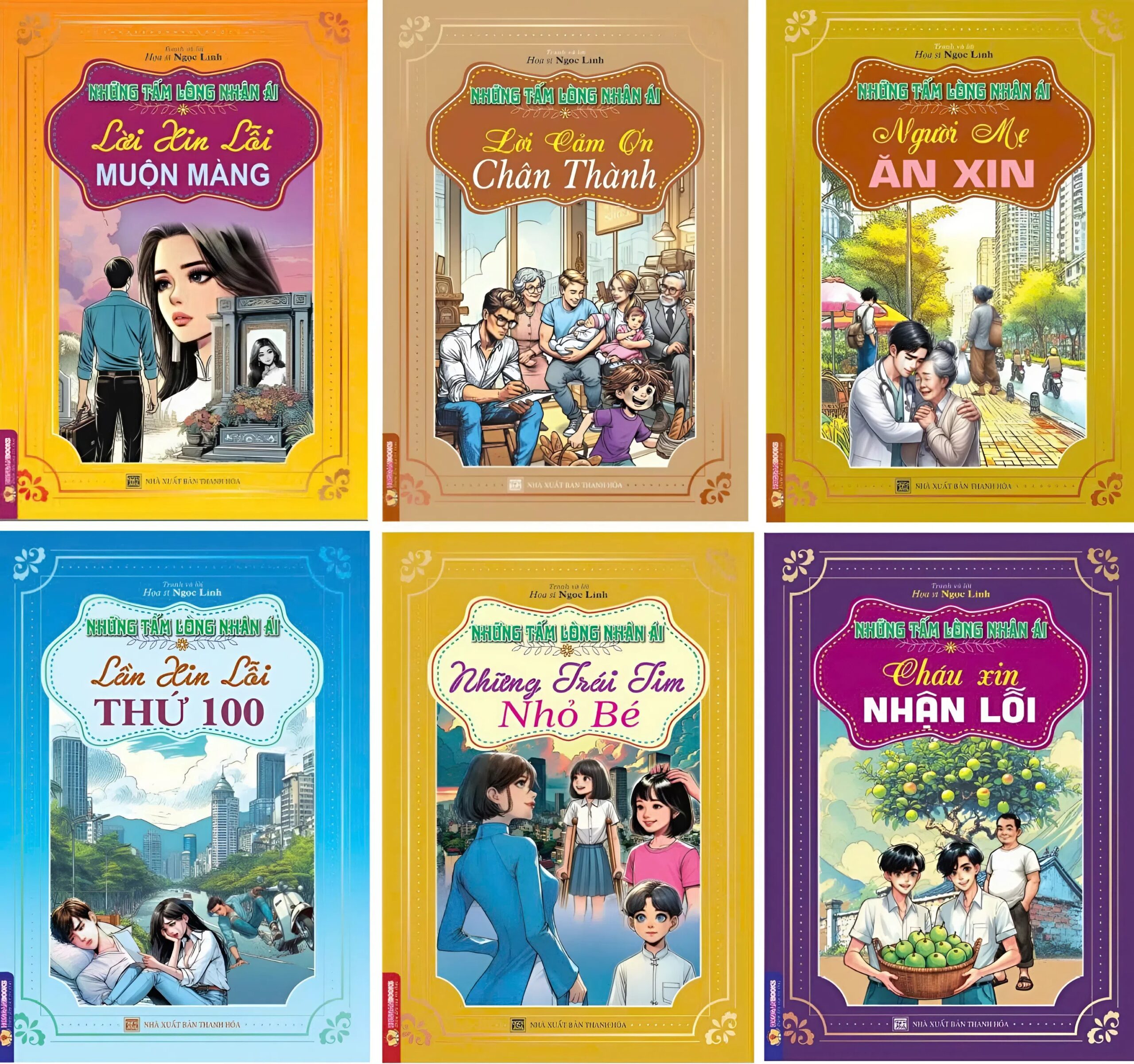 Combo Những Tấm Lòng Nhân Ái Bộ 3( Bộ 6 Cuốn)