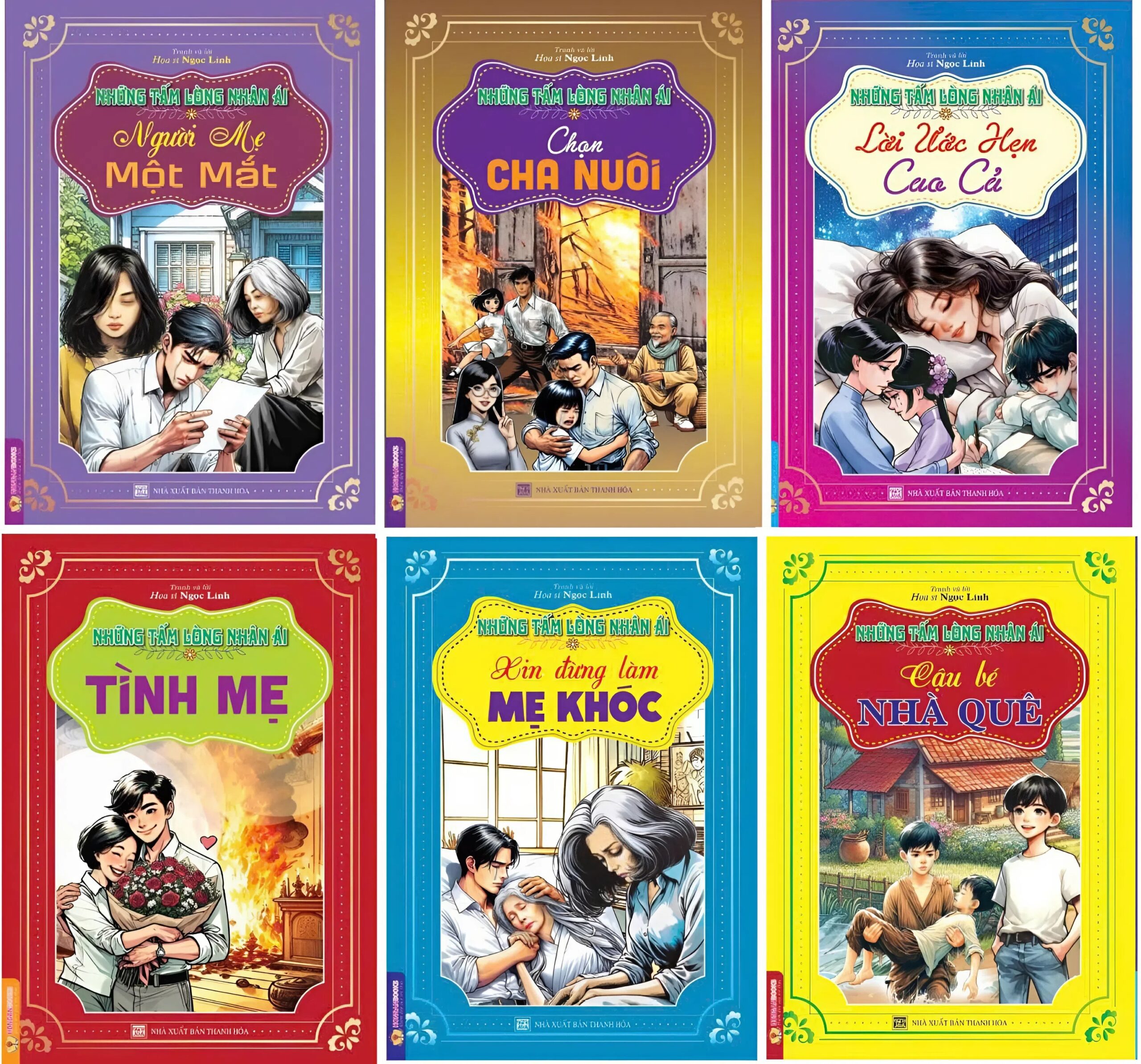 Combo Những Tấm Lòng Nhân Ái Bộ 1( Bộ 6 Cuốn)