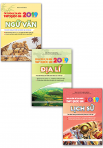 Combo Ôn Luyện Đề Thi Mẫu THPT Quốc Gia 2019 Văn – Sử – Địa