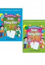 Combo Phiếu Bài Tập Cuối Tuần Toán – Tiếng Việt Lớp 5 Tập 1 + 2  (Bộ 2 Cuốn)