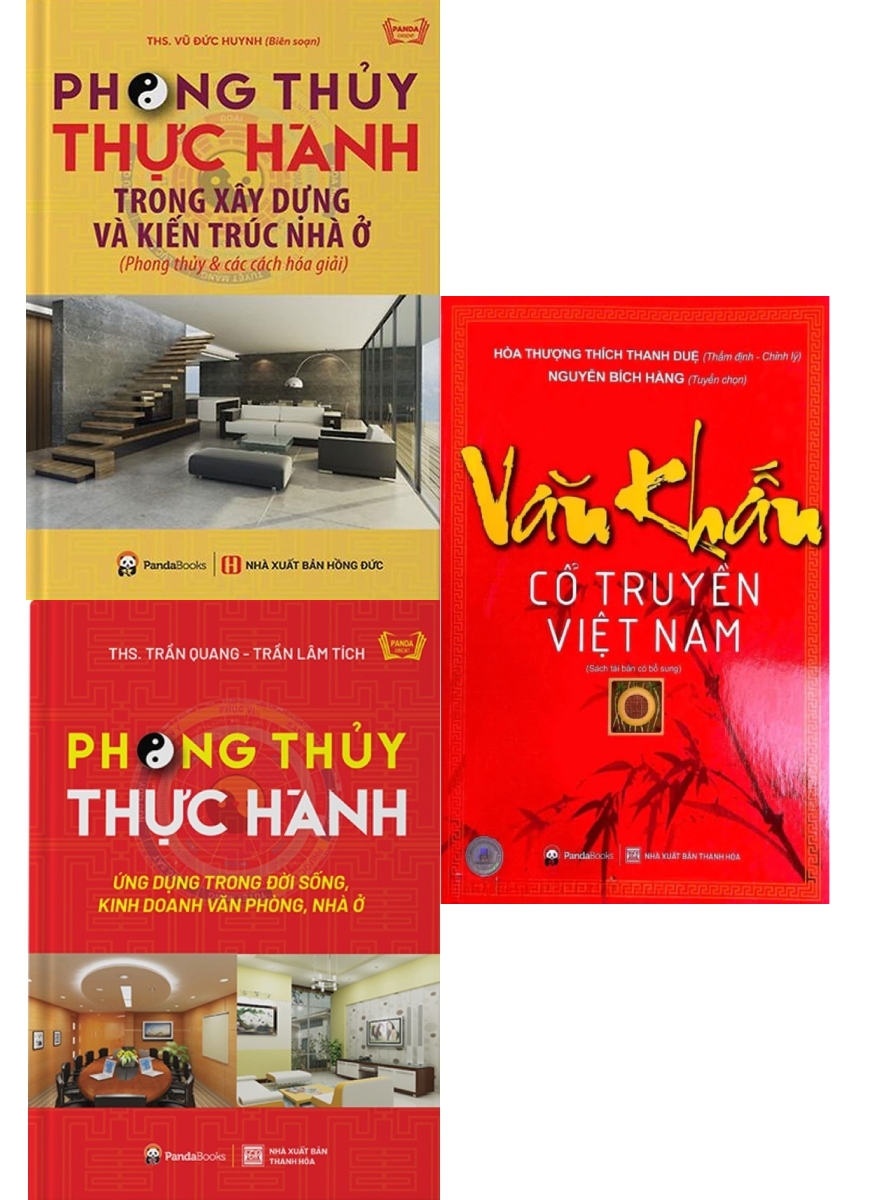 Combo Phong Thủy Thực Hành + Văn Khấn Cổ Truyền Việt Nam (Bộ 3 Cuốn)