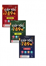 Combo Cấp Tốc 789+ Tổng Hợp Ôn Thi THPT Quốc Gia Môn Toán + Lí + Hóa