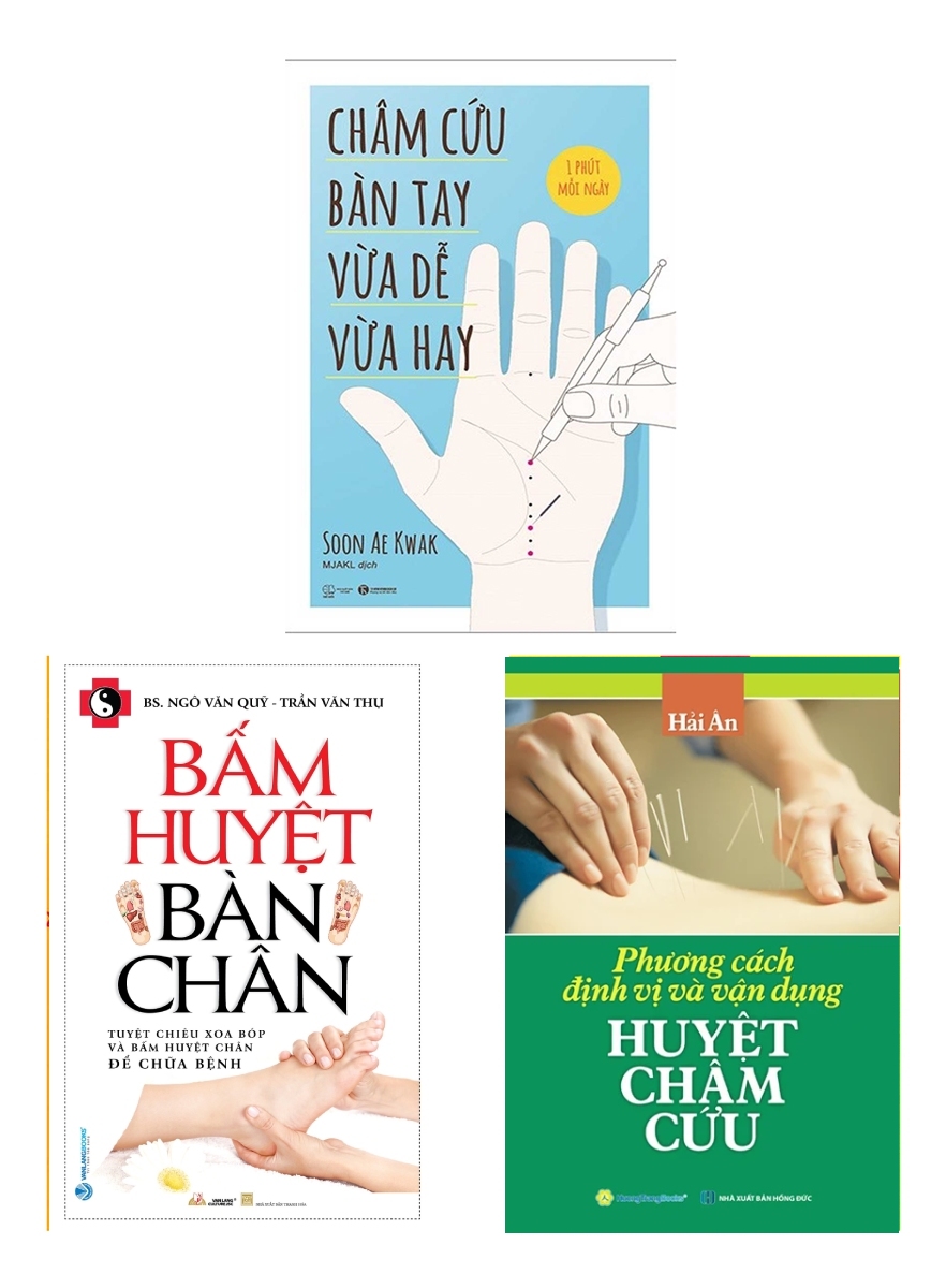 Combo Sách Châm Cứu & Bấm Huyệt