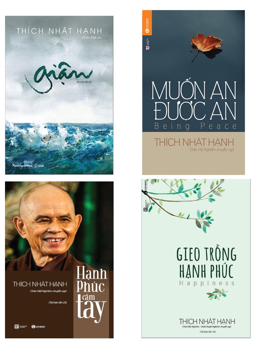 combo sach chua lanh gian muon an duoc an hanh phuc cam tay gieo trong hanh phuc bo 4 cuon 1 sSnD - Tuyển Chọn Sách Hay