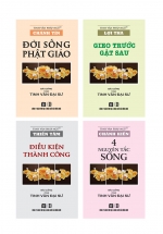 Combo Sách Đại Sư Tinh Vân – Chánh Kiến + Lợi Tha + Chánh Tín + Thiền Tâm (Bộ 4 Cuốn)
