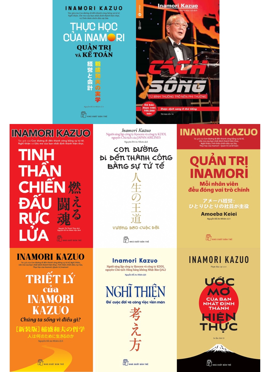 Combo Sách Inamori Kazuo (Bộ 8 Cuốn)
