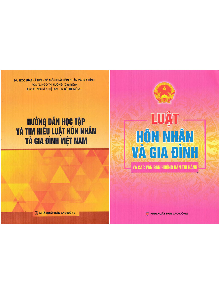 Combo Sách Luật Hôn Nhân Và Gia Đình: Hướng Dẫn Học Tập Và Tìm Hiểu + Các Văn Bản Hướng Dẫn Thi Hành (DH) (Bộ 2 Cuốn)