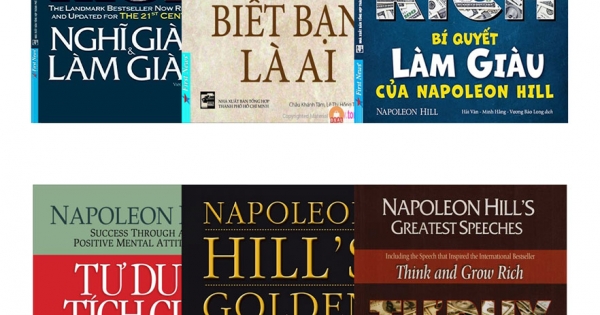 Combo Sách Nghĩ Giàu Làm Giàu Của Napoleon Hill (Think & Grow Rich – Bìa Cứng)