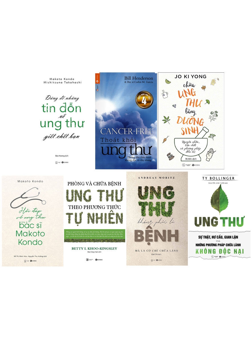 Combo Sách Về Ung Thư (Bộ 7 Cuốn)
