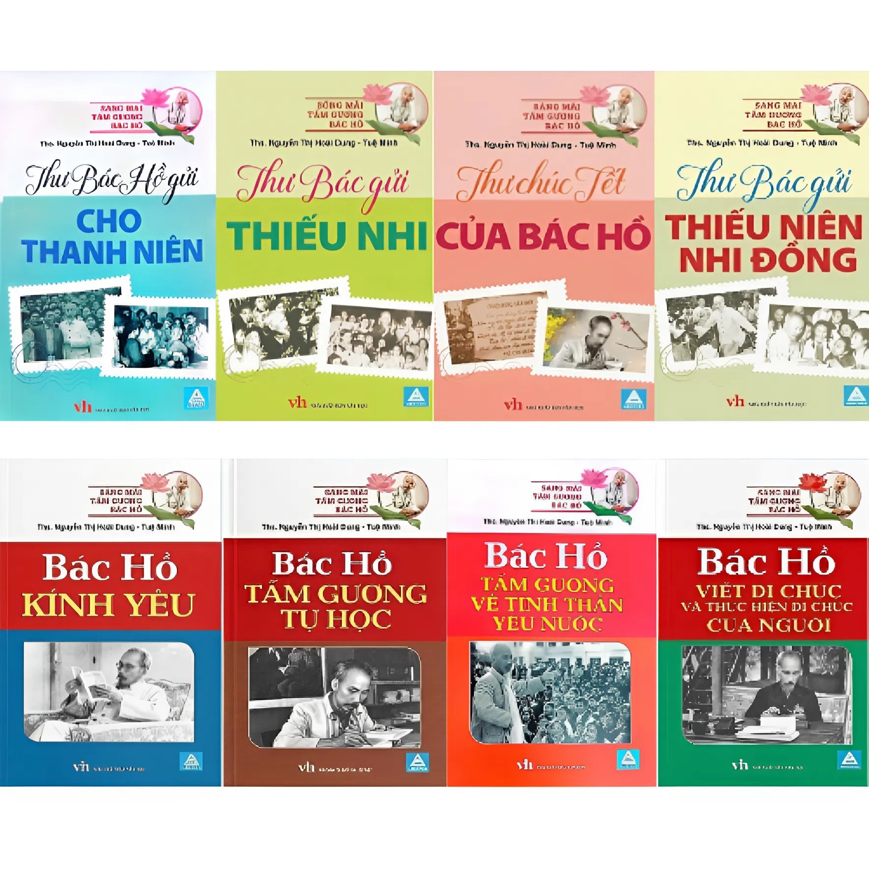Combo Sáng Mãi Tấm Gương Bác Hồ 2 – Bộ 8 Cuốn