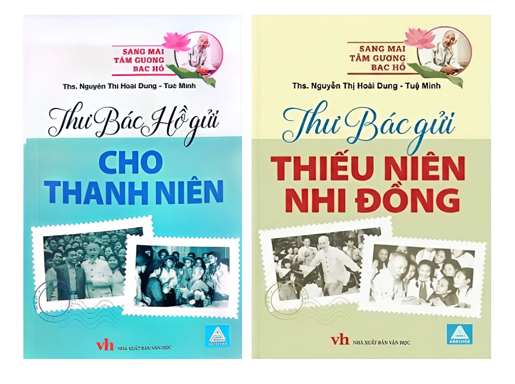 Combo Sáng Mãi Tấm Gương Bác Hồ 2 Thư Bác Hồ Gửi Cho Thanh Niên + Thư Bác Gửi Thiếu Niên Nhi Đồng