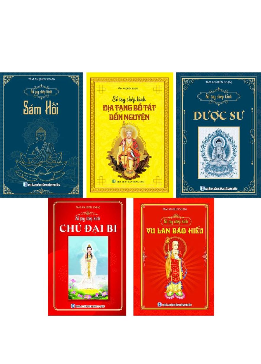 Combo Sổ Tay Chép Kinh – NS (Bộ 5 Cuốn)
