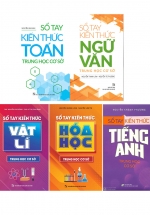 Combo Sổ Tay Kiến Thức: Toán + Ngữ Văn + Tiếng Anh + Vật Lý + Hóa Học Trung Học Cơ Sở (Bộ 5 Cuốn)