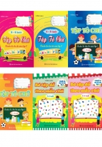 Combo Tập Tô Chữ Theo Mẫu – Dành Cho Bé 4 – 6 Tuổi (Bộ 6 Cuốn)