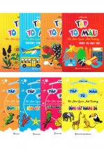 Combo Tập Tô Màu – Bé Làm Quen Môi Trường (Bộ 8 Cuốn)
