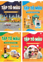 Combo Tập Tô Màu – Bé  Làm Quen Với Môi Trường 1 (Bộ 4 Cuốn)