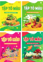 Combo Tập Tô Màu – Bé Làm Quen Với Môi Trường 3 (Bộ 4 Cuốn)