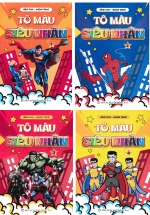 Combo Tập Tô Màu – Siêu Nhân (Bộ 4 Cuốn) – CM